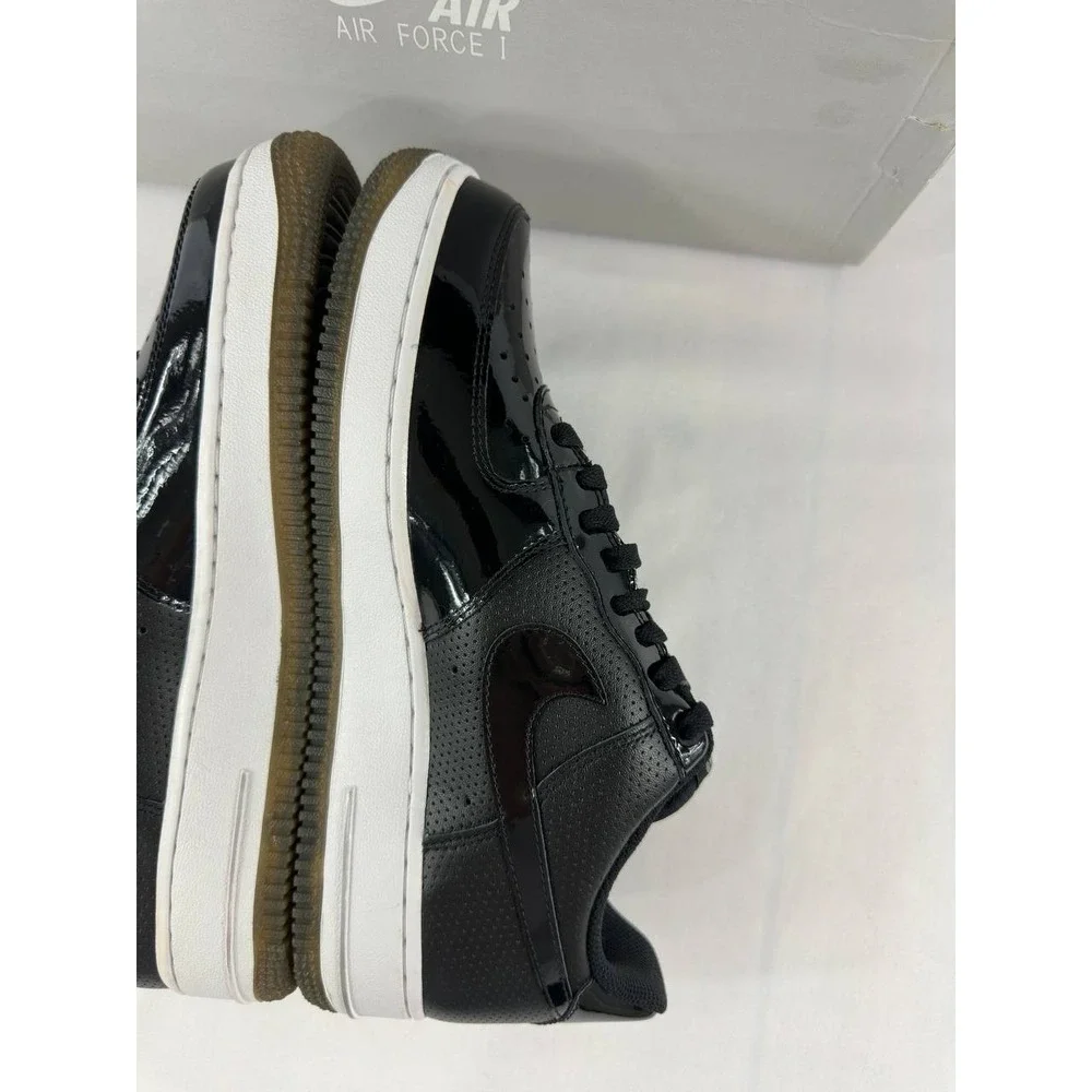 Nike Air Force 1 '07 'Black Silver' 2010 Men's 315122-010 Size 7.5